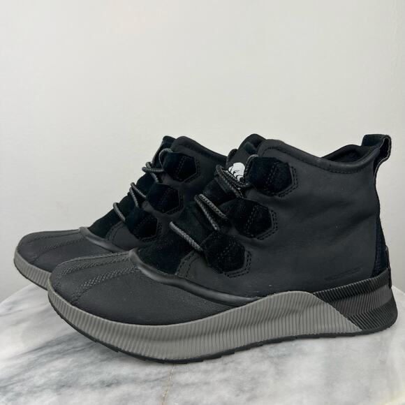 Sorel Women's Black Waterproof Lace Up Classic Winter Snow Duck Boots (Sz 8) - Picture 9 of 9